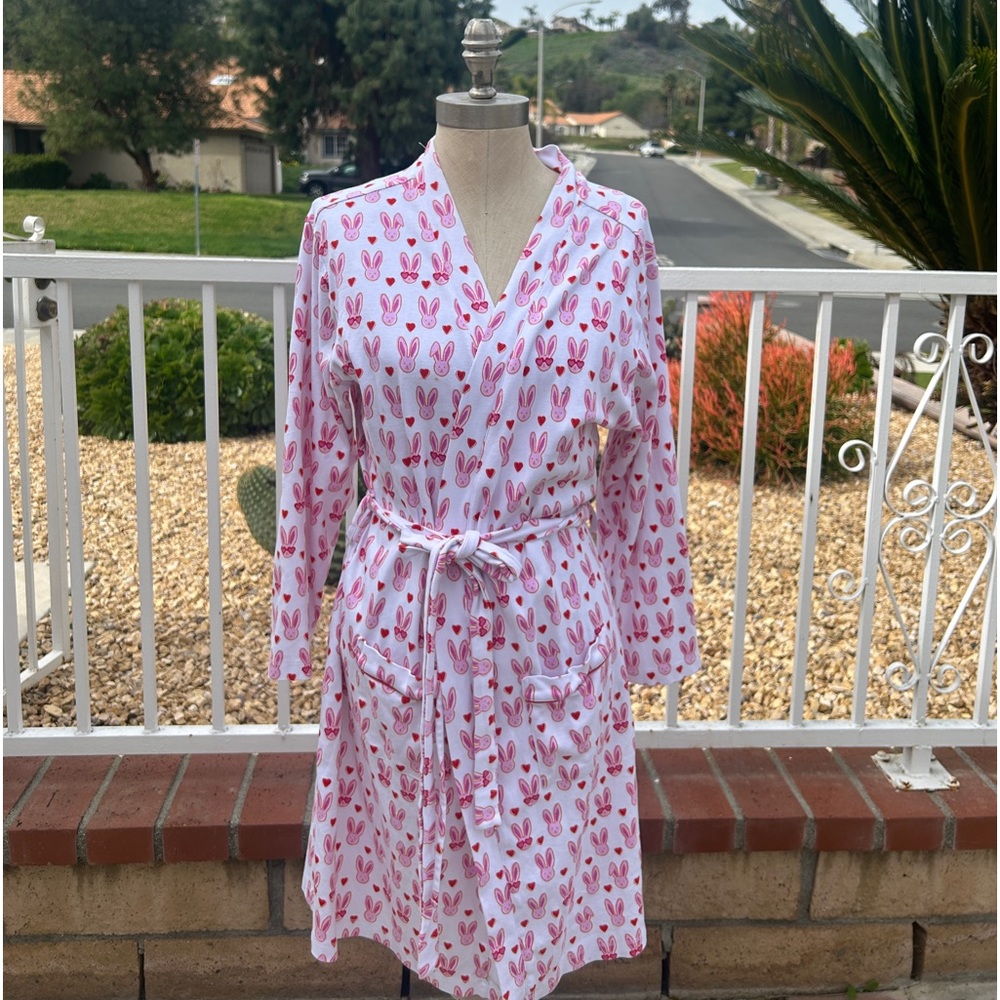 Roller Rabbit Lovestruck Bunny Robe